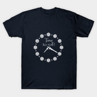 D&D clock - time to roll T-Shirt